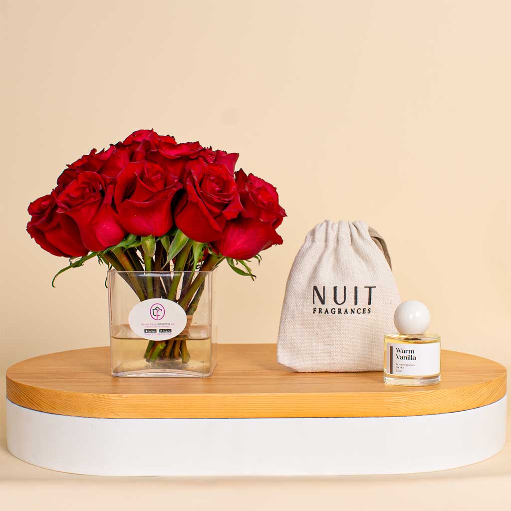 Flowrista Online Flowers Shop نيوت للعطور فانيلا دافئة | الزهور الحمراء
