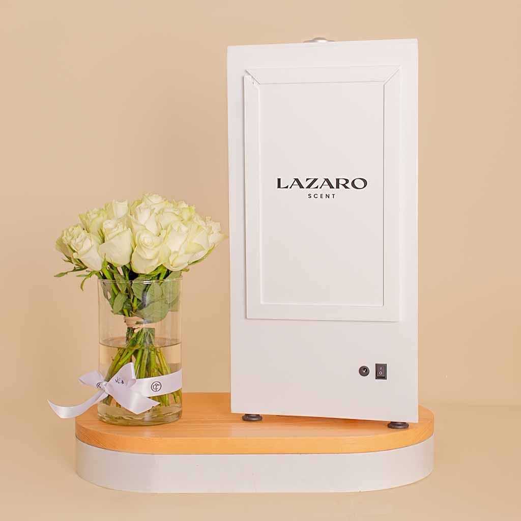 Flowrista Online Flowers Shop معطر جو لازارو ميجا بلس مع مزهرية من 25 وردة