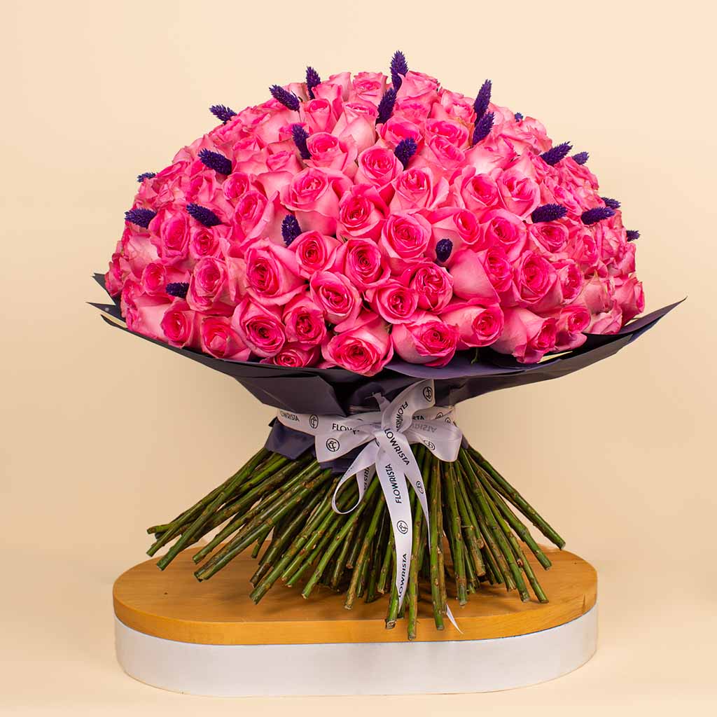 Flowrista Online Flowers Shop بوكية 200 وردية بينك حالمة