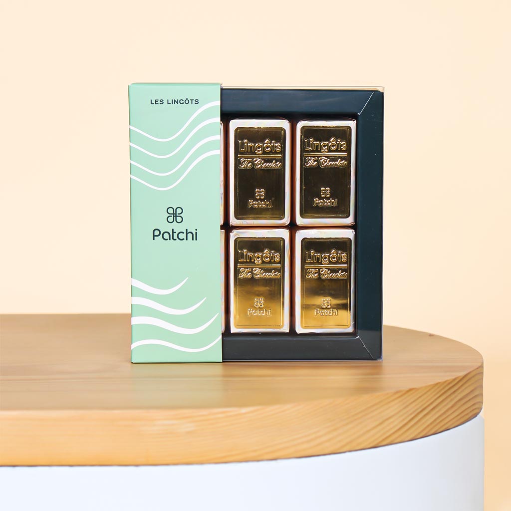 Flowrista Online Flowers Shop علبة هدايا شوكولاتة باتشي - ٦ قطع ذهبية