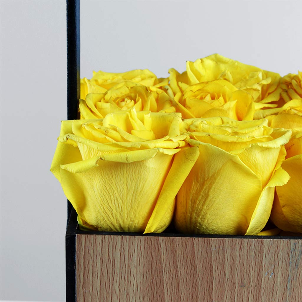 Yellow flat box